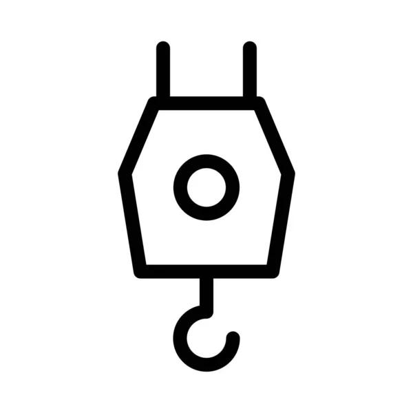 Dange Vector Glyph Icon — Stockvektor