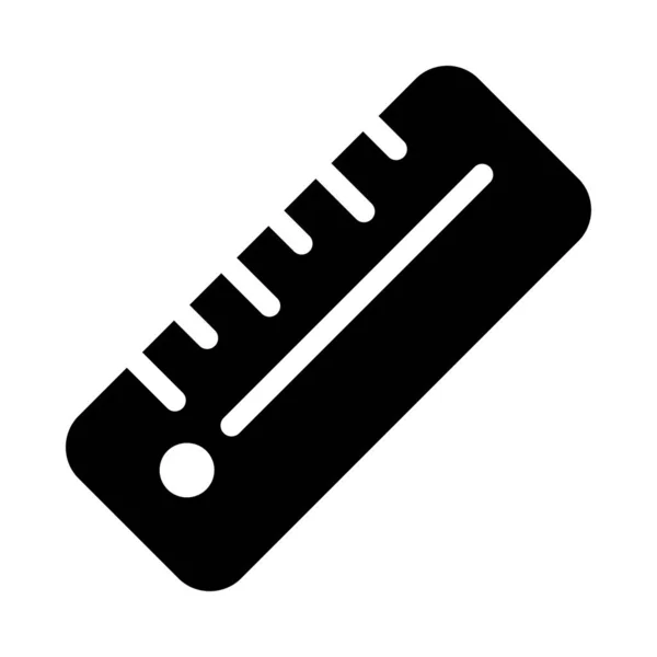 Dange Vector Glyph Icon — Stockvektor