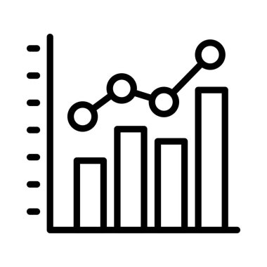 grafik konsepti vektör ince çizgi simgesi