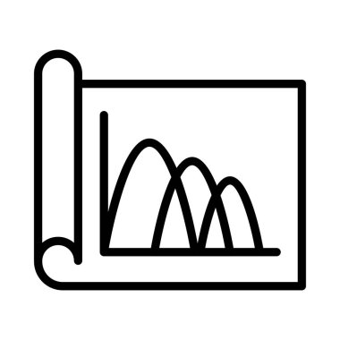 veri tablosu vektörü ince çizgi simgesi