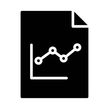 analitik çubuk vektör sembolü düz simge 