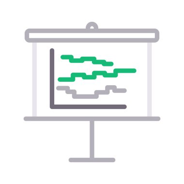 çevrimiçi nakit vektörü ince çizgi simgesi 