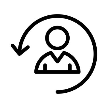 çevrimiçi nakit vektörü ince çizgi simgesi 