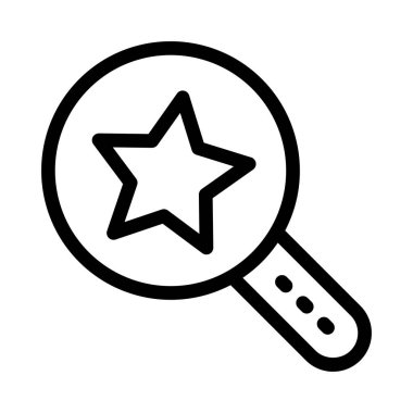 yıldız işareti vektör çizgi simgesi 