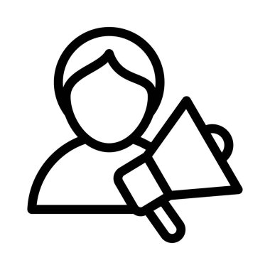 Vektör kabartma çizgisi simgesi hakkında konuş 