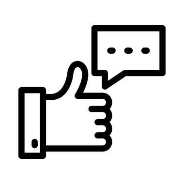 derecelendirme işareti vektör çizgi simgesi 