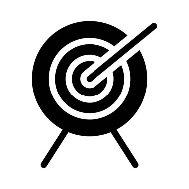 hedef vektör düz simge