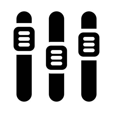 ses ayarlama vektörü düz simgesi