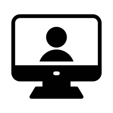 kullanıcı hesabı vektör düz simgesi