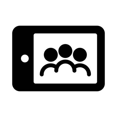 Takım çalışması vektör düz simgesi