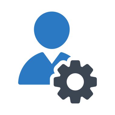 hesap ayarlama vektörü renk simgesi  