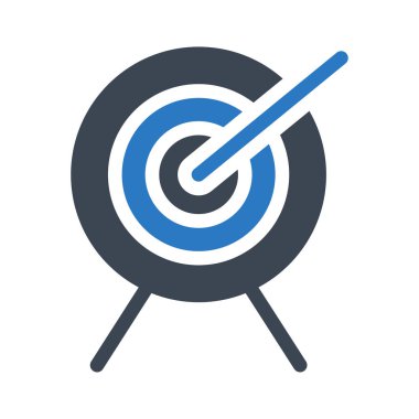 hedef vektör renk simgesi  