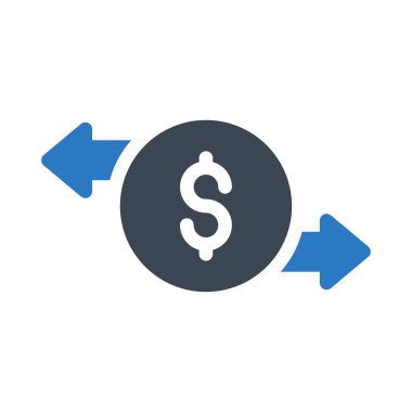 değişen para vektör renk simgesi  