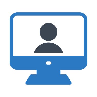 kullanıcı hesabı vektör renk simgesi  