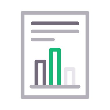 analiz tablosu renk çizgisi simgesi 