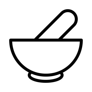 bitkisel karıştırma vektörü ince çizgi simgesi 