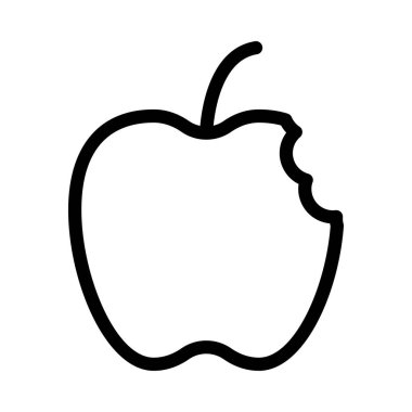 meyve vektörü ince çizgi simgesi ye 