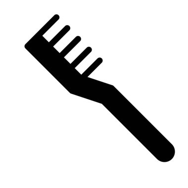 diş fırçası kabartma vektörü düz simgesi