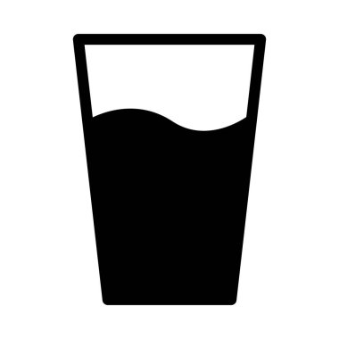 aqua kabartma vektör düz simgesini temizle