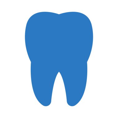 diş vektörü kabartma renk simgesi 