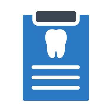 dişçi panosu vektör sembolü renk simgesi 