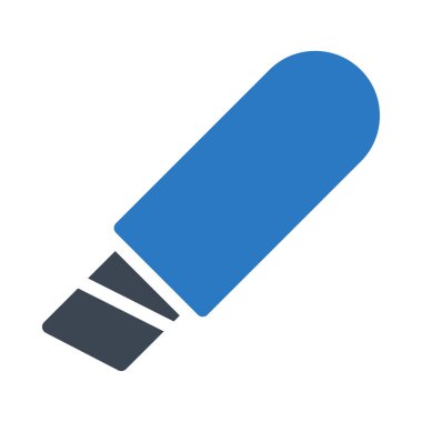 vektör kabartma renk simgesini kes 