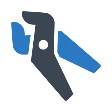 dişçi aracı vektör renk simgesi 