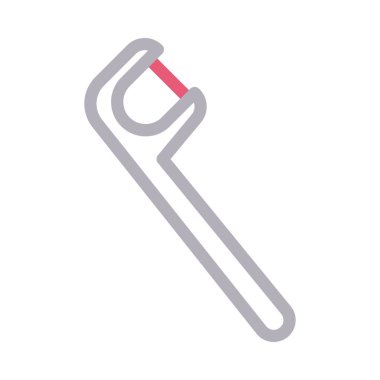 Flossig araçları vektör renk çizgisi simgesi 