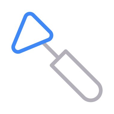 dişçi ekipmanı vektör renk çizgisi simgesi 