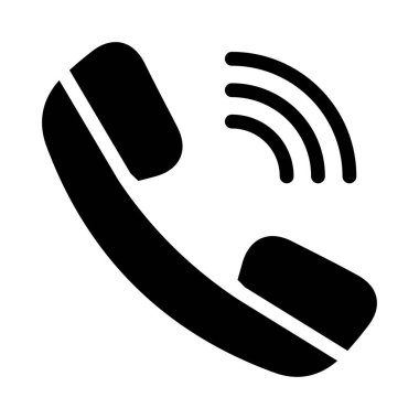 Müşteri çağrısı vektör düz simgesi 