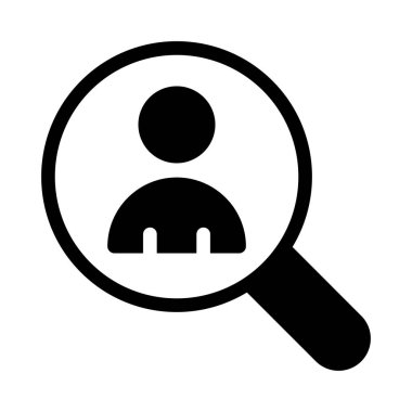 kullanıcı vektör glyph düz simgesini keşfetti 