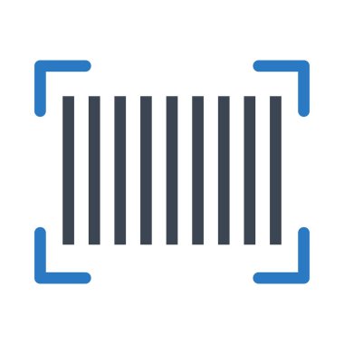 vektör renk simgesini tara 