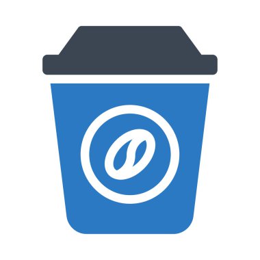 kahve fincanı vektör renk simgesi 