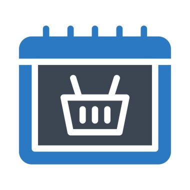 Kara Cuma vektör renk simgesi  