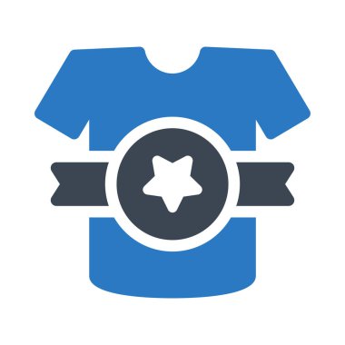 T-Shirt vektör renk simgesi 