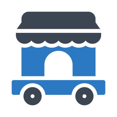 yiyecek depolama vektör renk simgesi 