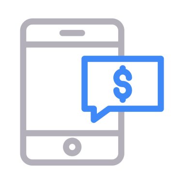 e ticaret vektör renk çizgisi simgesi 