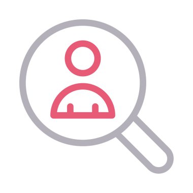 kullanıcı vektörü renk çizgisi simgesi 