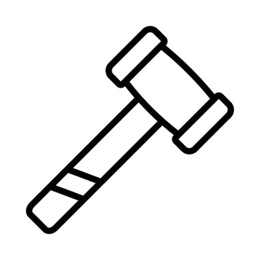 inşaat elemanı vektörü ince çizgi simgesi