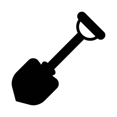 kaz maça vektör glifini düz simge