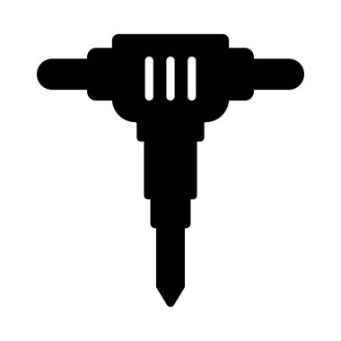 Kömür madeni vektör düz simgesi