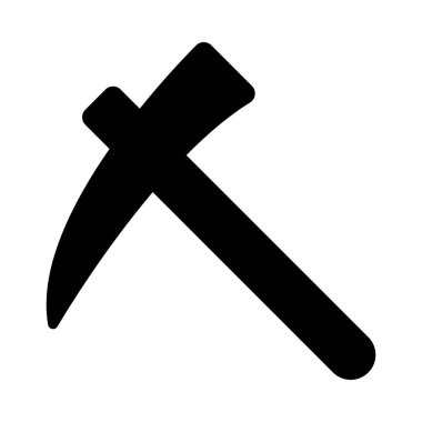 kazı aracı vektörü düz simge