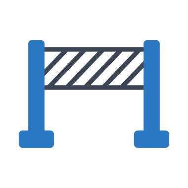  Güvenlik bariyeri vektör kabartma rengi 