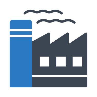 Rafineri sektörü vektör kabartma rengi  