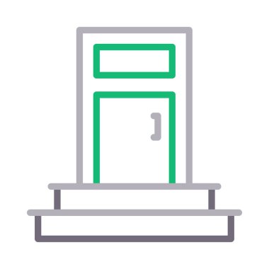 otomatik araç vektör simgesi düz simge 