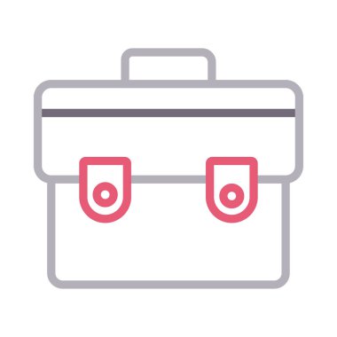 ekipman kiti vektör renk simgesi 