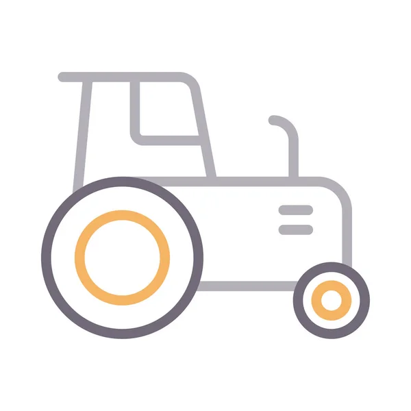 Landbouwmachines Vector Kleur Pictogram — Stockvector