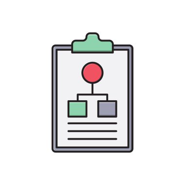 Pano vektörü düz renk simgesi