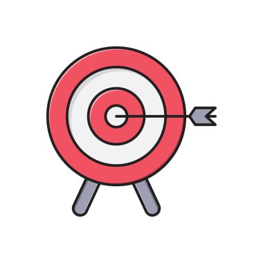 düz vektör renk simgesine odaklan