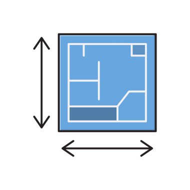 vektör düz renk simgesi oluşturma